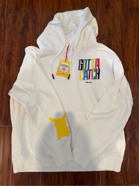 Adult Hooded Sweatshirt Cream - Pokémon x Target M Unisex